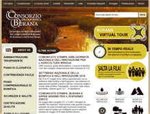 Tablet Screenshot of consorzioburana.it